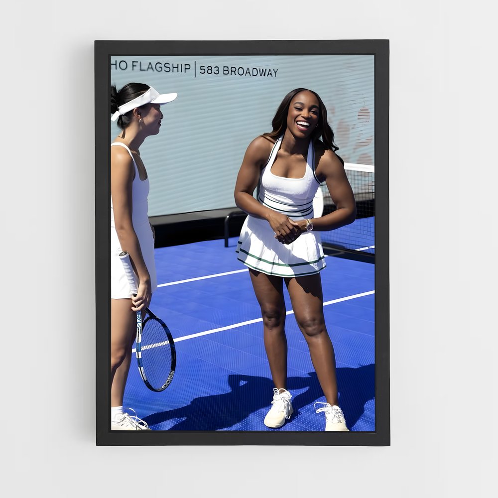 Poster Match de la Détermination – affiche Tennis (vue 2)